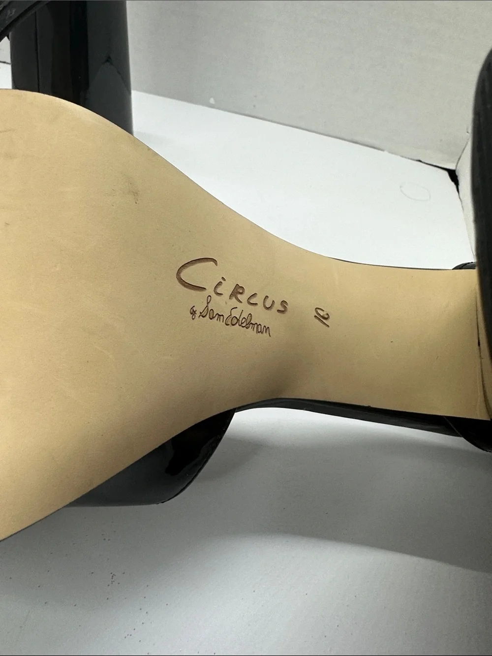 Circus NY by Sam Edelman Rosa Black Patent Platform Heels Size 10